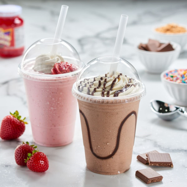 Clear Plastic Disposable Plastic Cups For Iced Coffee Bubble Boba Milk Tea Smoothie With Flat Lids Or Dome Lids Custom Logo - Image 10