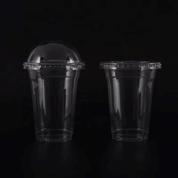 Clear Plastic Disposable Plastic Cups For Iced Coffee Bubble Boba Milk Tea Smoothie With Flat Lids Or Dome Lids Custom Logo - Image 4